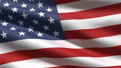 The Flag of the USA. Shutterstock.com